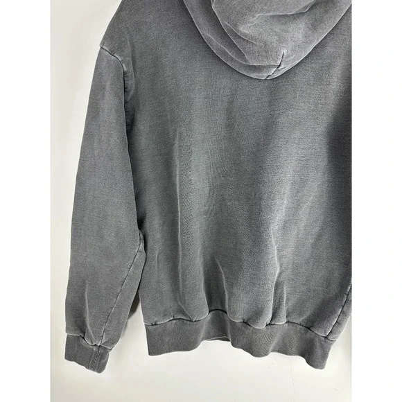 Talentless x Scott Disick Heavyweight Hoodie Blank Distressed Gray Men's Large - Picture 14 of 16